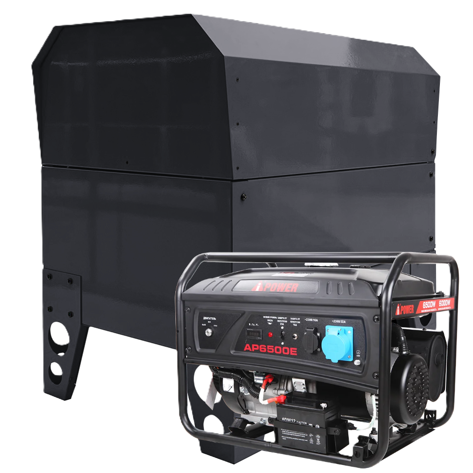 Бензиновый генератор A-iPower Lite AP6500E в кожухе