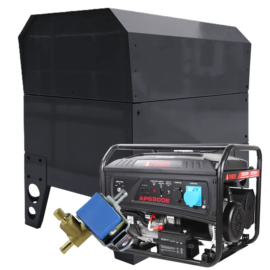 Бензиновый генератор A-iPower Lite AP6500E в кожухе с зимним подогревом карбюратора