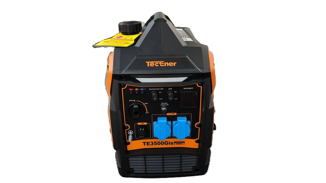 Инверторный двухтопливный генератор газ/бензин TecEner TE3500Gis 3 кВт с электростартером